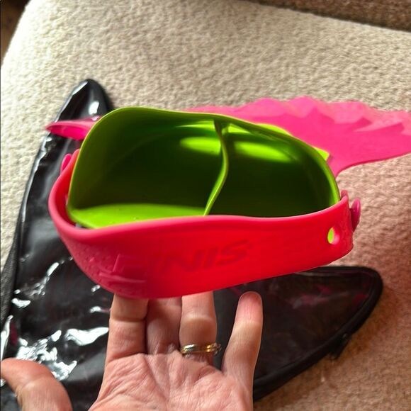 FINIS Pink and Green Mermaid Swim Fin - Picture 5 of 9